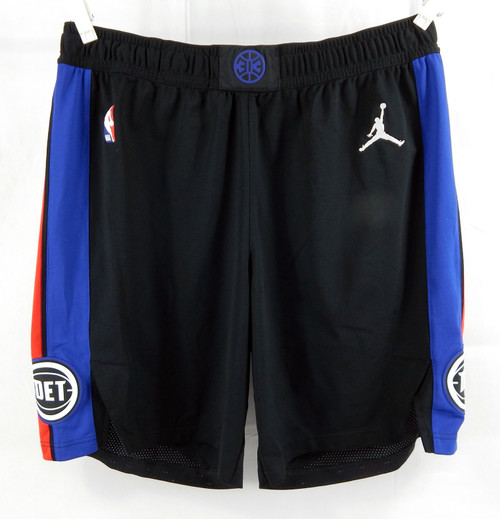 2024-25 Detroit Pistons Isaiah Stewart #28 Game Used Black Shorts City XL 42 348