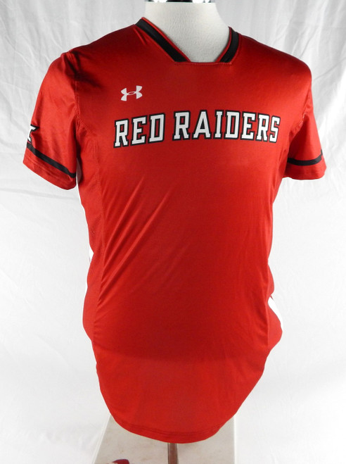 2023 Texas Tech Red Raiders Blank Game Issued Red Jersey Womens Soccer L 736