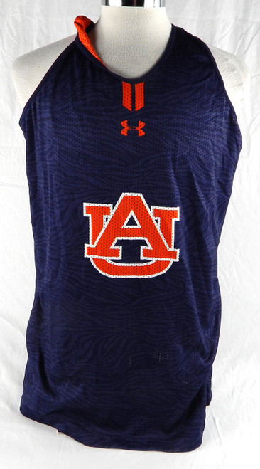 2013 Auburn Tigers #35 Game Used Navy Practice Jersey Basketball XL 175