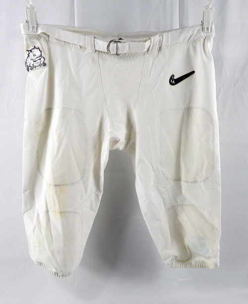 2022 Texas Christian TCU Frogs #79 Game Used White Pants College Playoffs 42 4