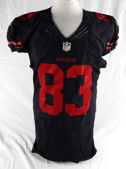 2016 San Francisco 49ers Busta Anderson #83 Game Issued Black Jersey ColorRush 0