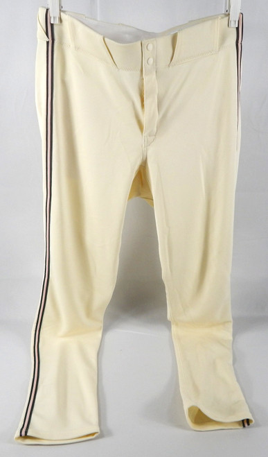 2024 Washington Nationals MacKenzie Gore #1 Game Issued Cream Pants City C 33 6