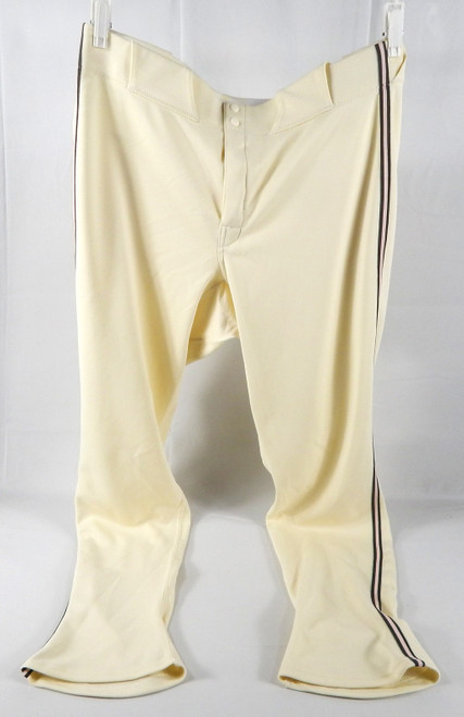 2024 Washington Nationals Jim Hickey #48 Game Issued Cream Pants City Con 37 2