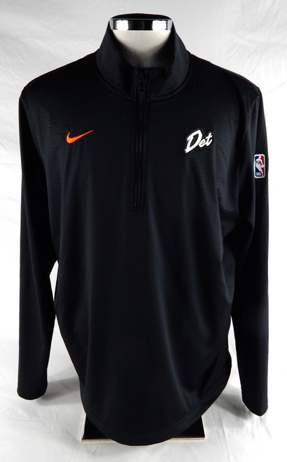 2024-25 Detroit Pistons Jaden Ivey #23 Game Used Black  Quarter Zip Shirt 4