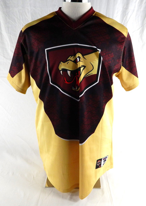 Wisconsin Timber Rattlers #26 Game Used Brown Jersey Marvel Defenders 46 275