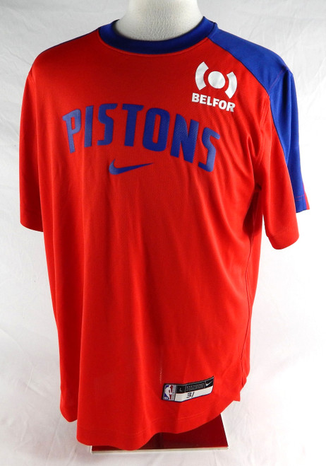 2024-25 Detroit Pistons Alondes Williams #31 Game Used Red Shooting Shirt L 339