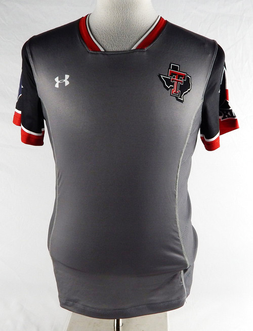 2021 Texas Tech Red Raiders Game Used Grey Jersey Womens Soccer S 690