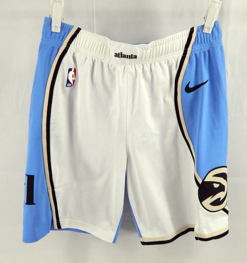 2024-25 Atlanta Hawks Bogdan Bogdanovic #13 Game Used Blue Shorts City Ed L 5
