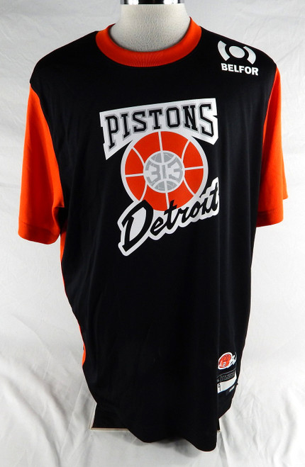 2024-25 Detroit Pistons Simone Fontecchio #19 Game Used Black Shoot Shirt BadBoy