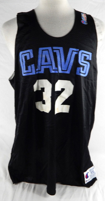 1990s Cleveland Cavaliers #32 Game Issued Black Practice Jersey XXL 122