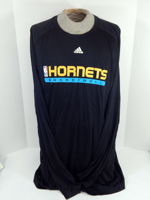 New Orleans Hornets Team Issued Black Long Sleeve Training Shirt 3XL DP57355