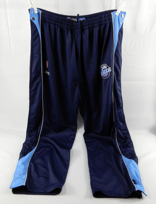 2004-05 Utah Jazz Curtis Borchardt #22 Game Used Navy Warm Up Pants 3XL 547