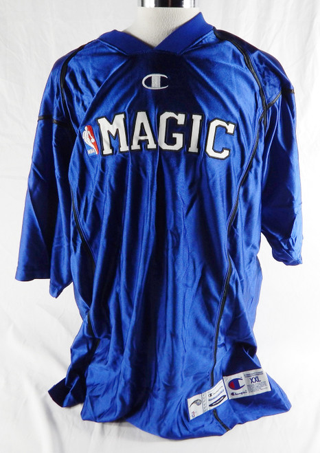 1990s Orlando Magic Game Issued Blue Shooting Shirt XXL 831