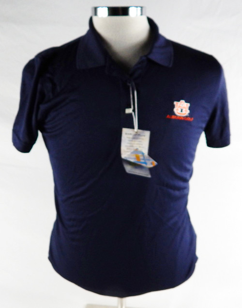 Auburn Tigers Team Issued Navy Polo Shirt Golf S 209