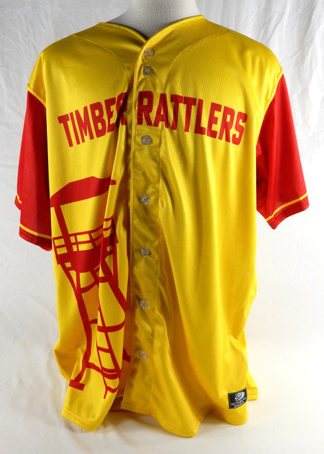 2024 Wisconsin Timber Rattlers #39 Game Issued Yellow Jersey Rescue Hi-Surf 50 3