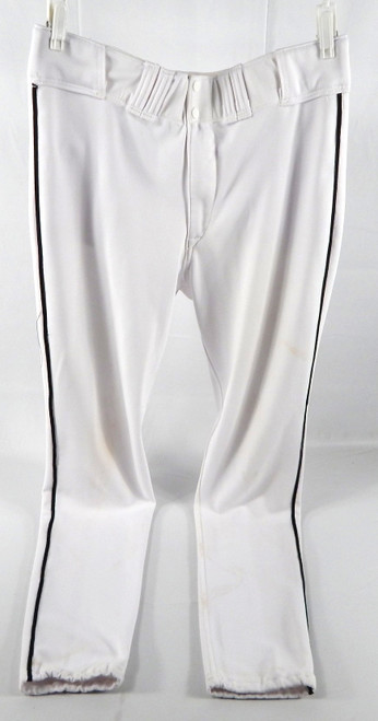 2000 Texas Rangers Kenny Rogers #37 Game Used White Pants 32 067