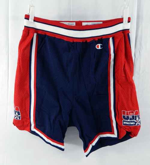 1994 Team USA Basketball Game Issued Blue Shorts 40 962