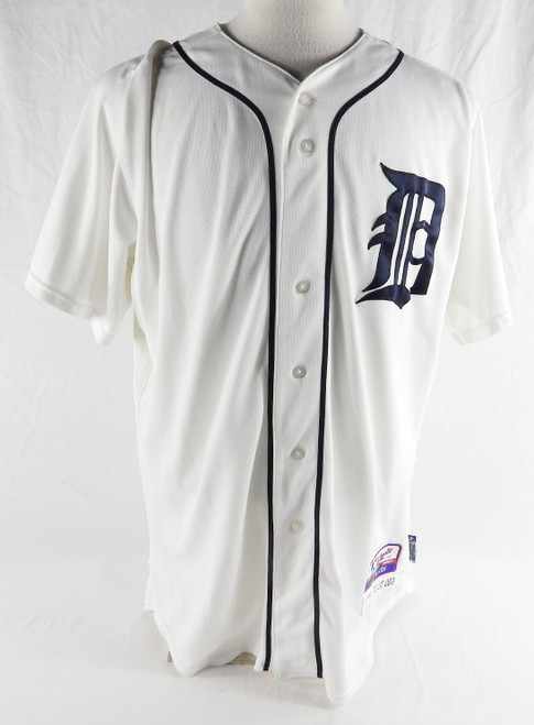 2012 Detroit Tigers Colin Balester #31 Game Used White Jersey Spring Training 7