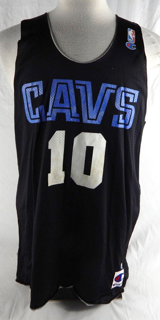 1990s Cleveland Cavaliers #10 Game Issued Black Practice Jersey XL 995