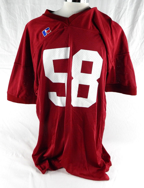 1990s Alabama Crimson #58 Game Issued Red Practice Jersey XXXL 164