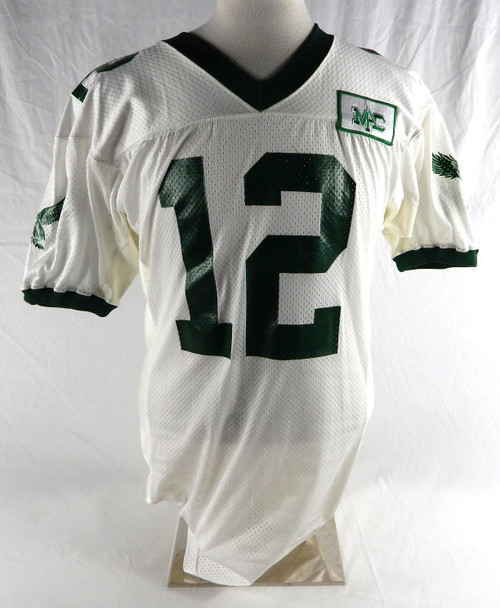 Eastern Michigan Eagles Washington #12 Game Used White Jersey Football 232