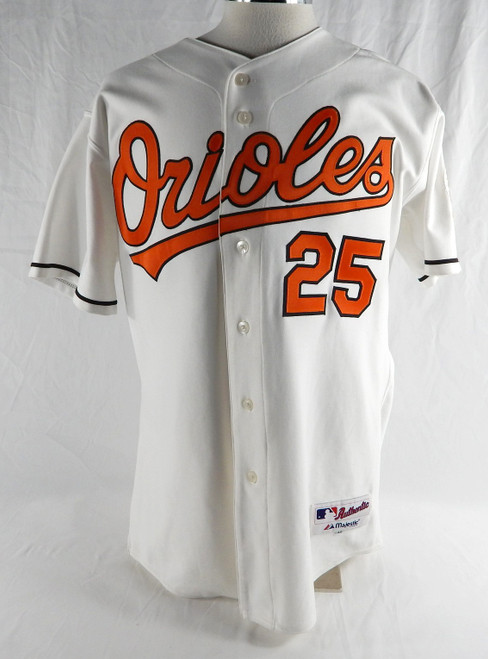 2004 Baltimore Orioles Rafael Palmeiro #25 Authentic White Jersey 50th Patch 48