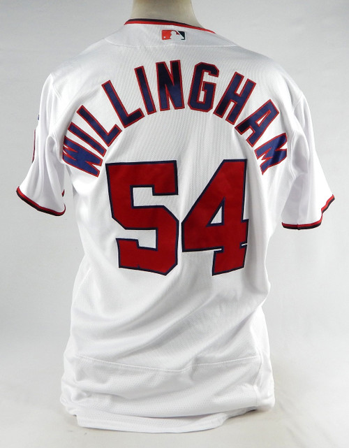 2023 Washington Nationals Amos Willingham #54 Game Issued P Used White Jersey 1