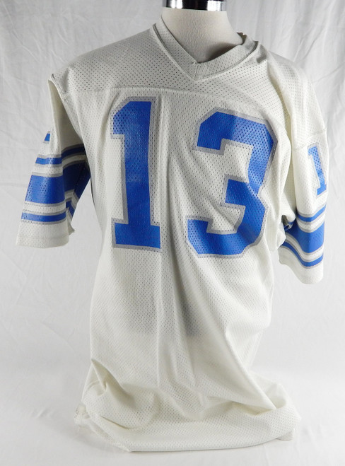 1980s Detroit Lions #13 Game Issued White Jersey 46 098