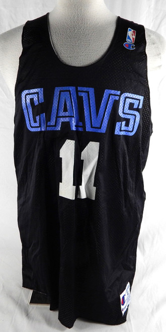 1990s Cleveland Cavaliers #11 Game Issued Black Practice Jersey XL 997