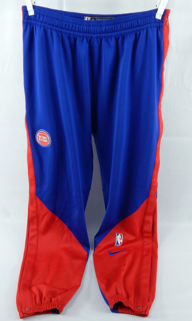 2024-25 Detroit Pistons Dennis Schroder #17 Game Used Blue Warm Up Pants XL 721