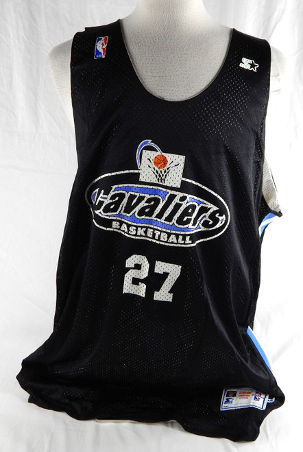 1990s Cleveland Cavaliers #27 Game Issued Black Practice Jersey XXL 003