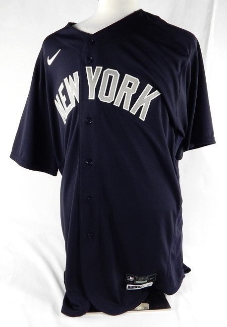 2020 New York Yankees Masahiro Tanaka #19 Game Issued Navy Jersey ST BP 52 330