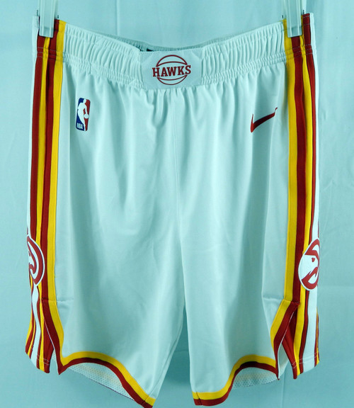 2024-25 Atlanta Hawks Vit Krejci #27 Game Used White Shorts Pacman L 38 380