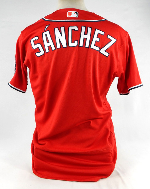 2022 Washington Nationals Anibal Sanchez Game Issued Red Jersey 44 434
