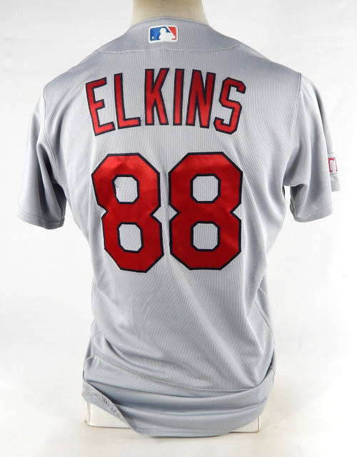 2023 St. Louis Cardinals Packy Elkins #88 Game Issued Pos Used Grey Jersey 42 1