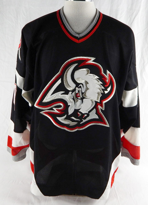 1990s Buffalo Sabres Matthew Barnaby #36 Authentic Black Jersey L 101