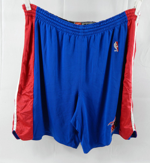 2002-03 Detroit Pistons Game Issued Blue Shorts 46 065