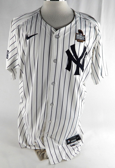 2024 New York Yankees Carlos Rodon #55 Game Issued Used White Jersey WorldSeries