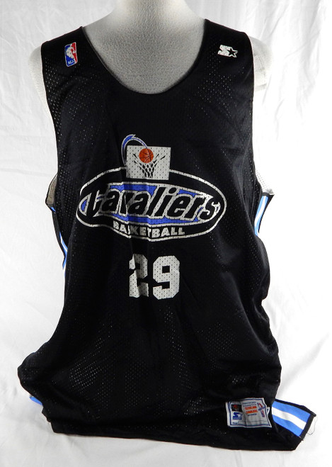 1990s Cleveland Cavaliers #29 Game Issued Black Practice Jersey XXL 017