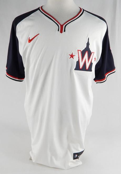 2024 Washington Nationals Darnell Coles #7 Game Issued White Jersey DC Alt 42 81