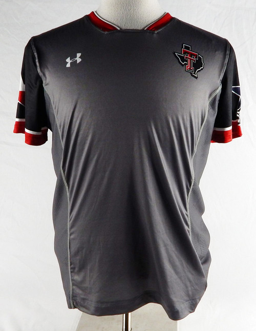 2021 Texas Tech Red Raiders Game Used Grey Jersey Womens Soccer L 691
