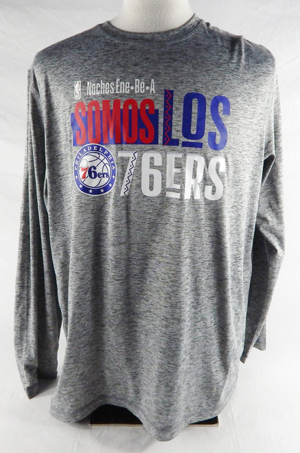2024-25 Philadelphia 76ers Jalen Hood-Schifino #17 Game Used Grey Shirt Los