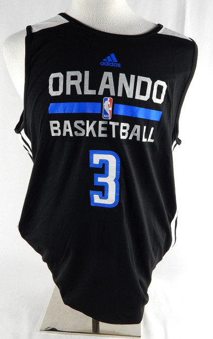 2013-14 Orlando Magic Dewayne Dedmon #3 Game Used Black Practice Jersey 2XL 7