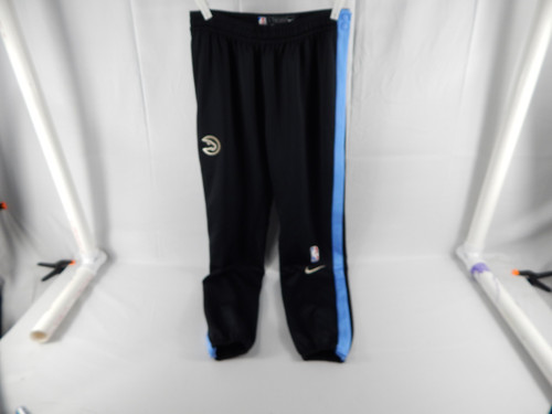 2024-25 Atlanta Hawks Bogdan Bogdanovic #13 Game Used Black WarmUp Pants City 8