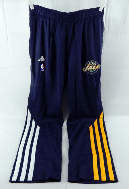 2011-12 Utah Jazz Game Issued Navy Warm Up Pants XL 098