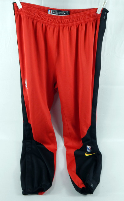 2024-25 Atlanta Hawks George Niang #20 Game Used Red Warm Up Pants XL 468