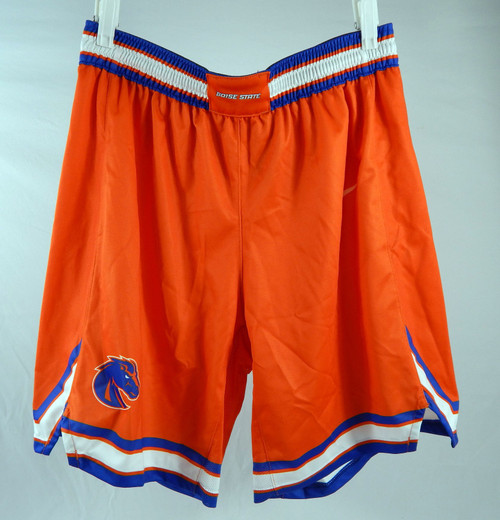 2023-24 Boise State Broncos #8 Game Used Orange Shorts Mens Basketball L 309