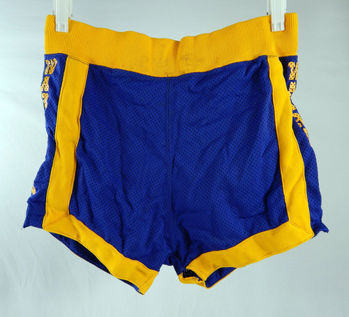 1980s Golden State Warriors Game Issued Blue Shorts 36 339