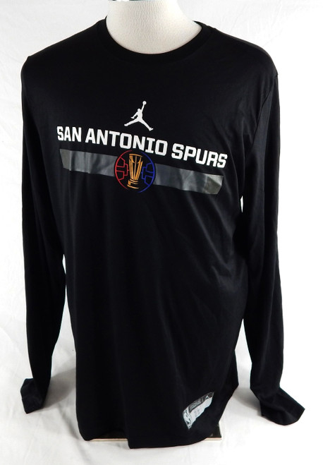 2024-25 San Antonio Spurs Malaki Branham #22 Game Used Black Shirt NBA Cup XL 11