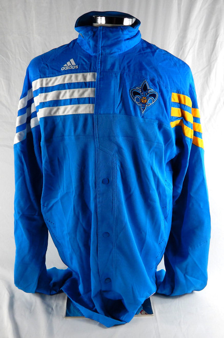 2011-12 New Orleans Hornets Trevor Ariza #1 Game Used Blue Warm Up Jacket XL 571
